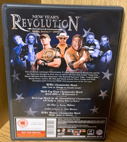 WWE Wrestling - New Years Revolution 2007 DVD
