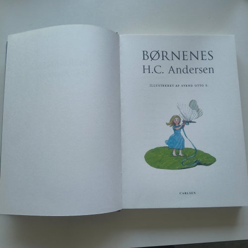 Barnens H.C. Andersen Sagobok Med CD Uppläst Av Jesper Klein Carlsen