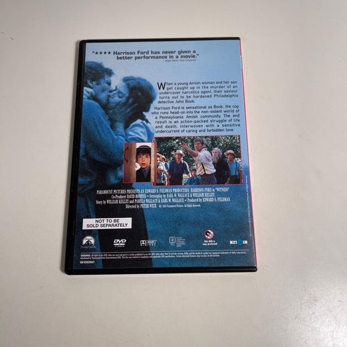 DVD - Witness. Harrison Ford.