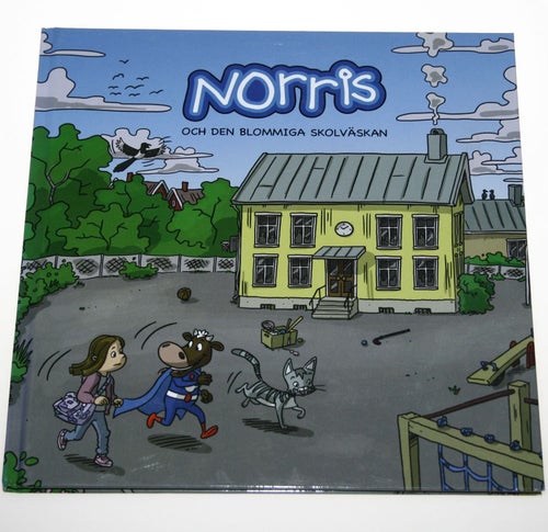 Karin Drangel - Norris och den blommiga skolväskan