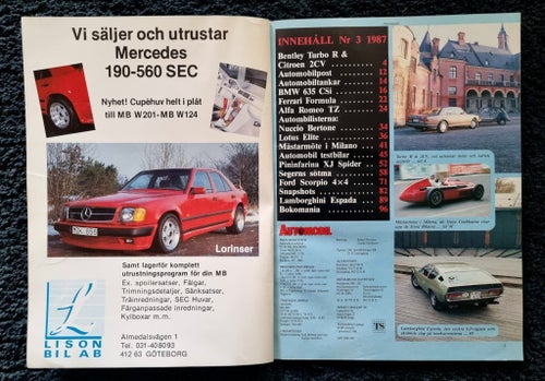 Automobil Nr 3, 1987