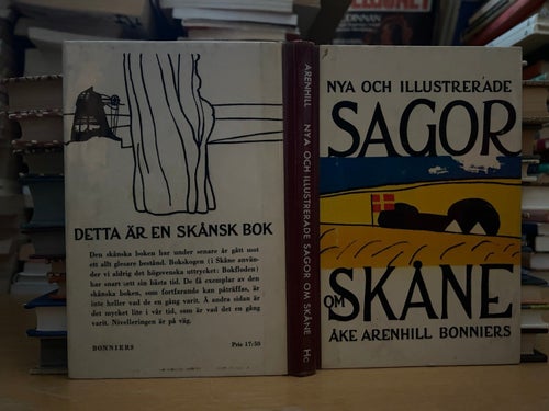 Nya och illustrerade sagor om Skåne av Åke Arenhill, bok, Very good plus, SM