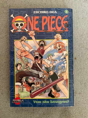 One Piece vol 5 - svenska manga anime shonen äventyr pirater