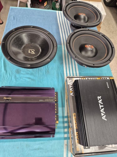 Slutsteg och Subwoofers Paket