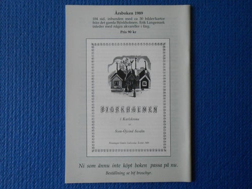 Kaulskroniten nr 1 1990 Föreningen Gamla Carlscrona Medlemsblad