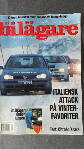 Vi Bilägare nr 2 1998: Volvo S40 2,0T, Citroën Xsara, beg Toyota Celica