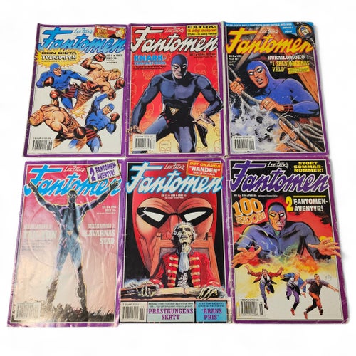 Fantomen Serietidningar - 12 st 1993-1994