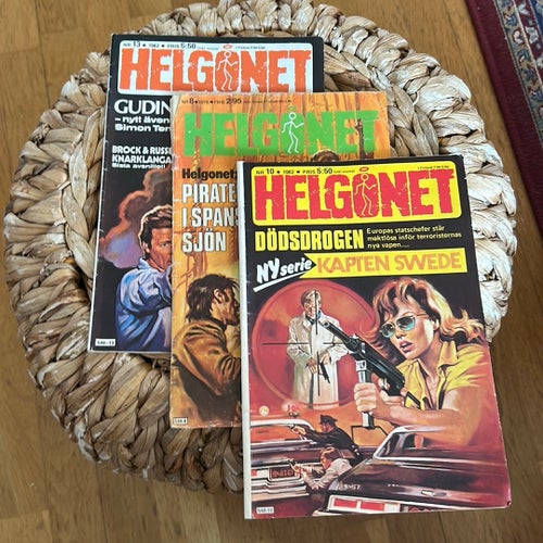 Helgonet: DÖDSDROGEN, KAPTEN SWEDE, 1982