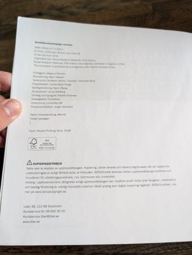 Samhällsvetenskapliga metoder av Alan Bryman