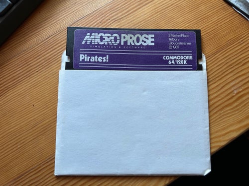 Pirates! Commodore 64/128K diskett