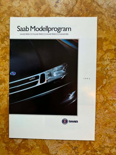 SAAB: modellprogram 1993. Låg frakt