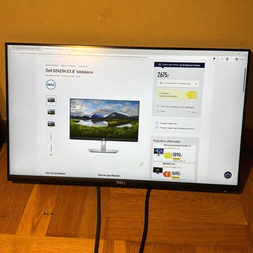 Dell S2421H – 24" Full HD IPS-skärm (utan originalstativ, med VESA-fäste)