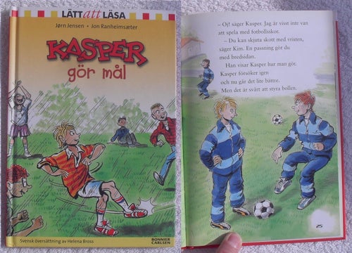 Kasper gör mål