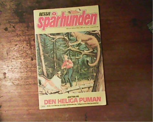 Bessie spårhunden nr 2 1975 x2, nr 8 1976 och 5 utan omslag