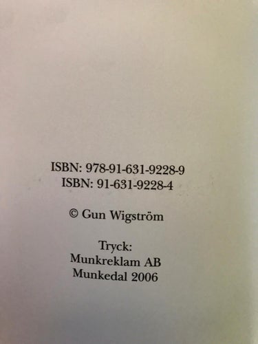 LÄNGTAN TILL SANDBACKEN Gun Wigström 2006