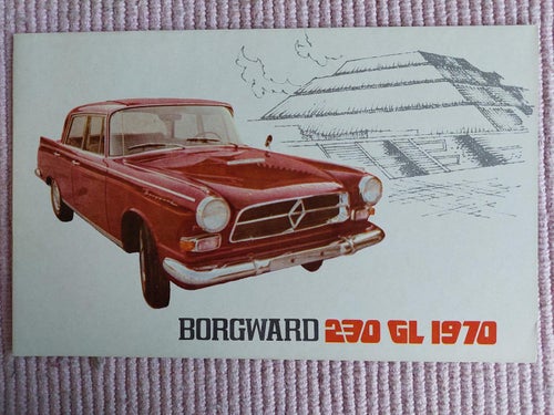 Borgward P100 230 GL 1970 en español ( Mexico )