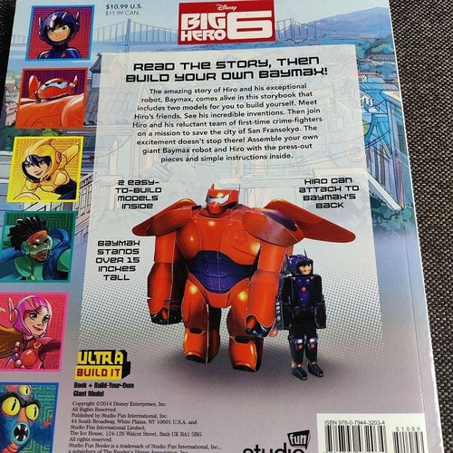 Disney Big Hero 6 - The Guardian Hero (hft) m klippark för figurer