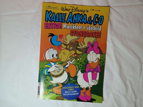 Kalle Anka & co - 1992 nr 19 - Bilaga: Samlarbilder Euro 92 Panini