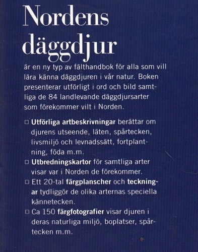 Nordens däggdjur av Birger Jensen