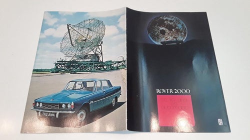 Rover 2000 16 sidor tryckt 1971 engelsk text