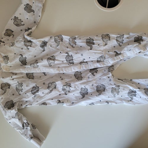 H&M vit sparkdräkt, storlek 62