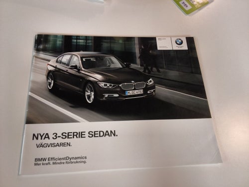 BMW 3-serie Sedan Broschyr