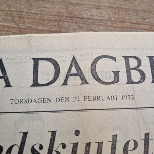 Svenska Dagbladet från 1973