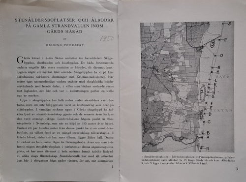 STENÅLDERSBOPLATSER och ÅLBODAR inom Gärds härad i Skåne