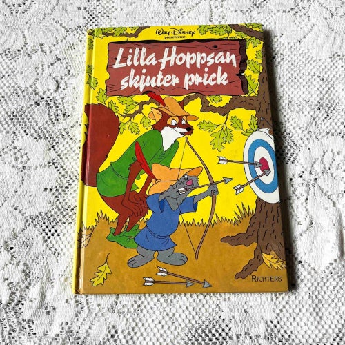 Robin Hood - Hoppsan skjuter prick - Disney - barnbok böcker