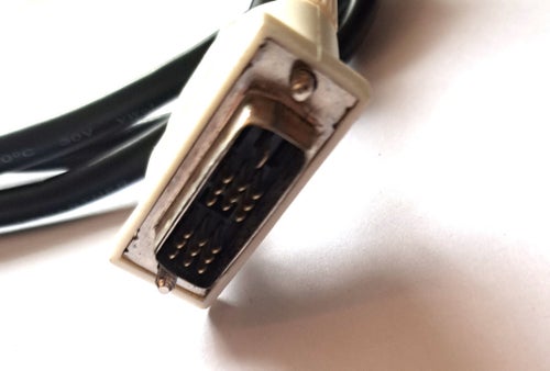 DVI-D till DVI-D-kabel (enkel länk) med ferritkärnor, hane till hane-kabel,1,8 m