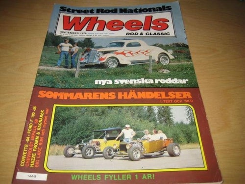 WHEELS NR 9 1978 FORD F-100 -56 ,CORVETTE -54 ,M.M