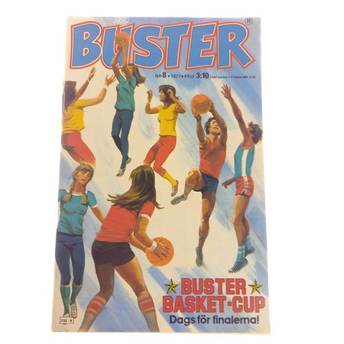 Buster - 1977 - NR 8 - Åshöjden, Benny Guldfot