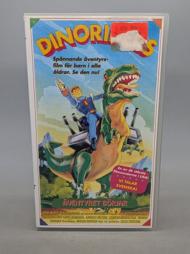 Dino Riders - Äventyret börjar - Svenskt tal - VHS