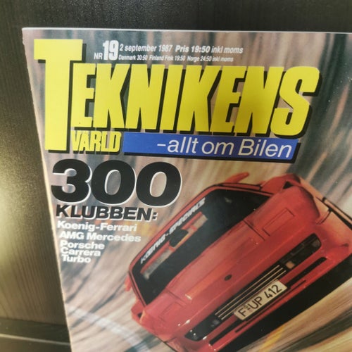 Teknikens Värld Nr 19, 1987