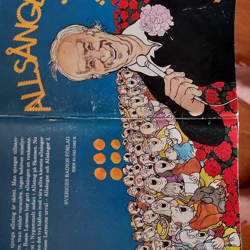 sångbok ALLSÅNG 2 Bosse Larsson1980 !