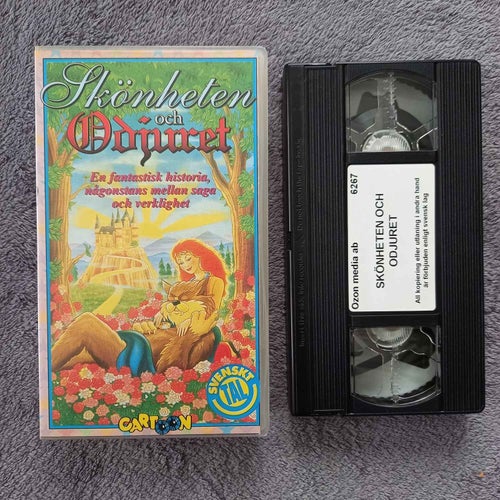 Skönheten och odjuret | Svenskt tal | VHS | AB Wendros.