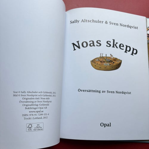 NOAS SKEPP Sally Altschuler & Sven Nordqvist 2012