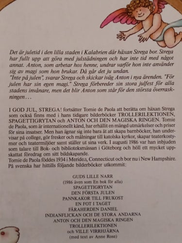 God jul, Strega! Tomie de Paola 1986
