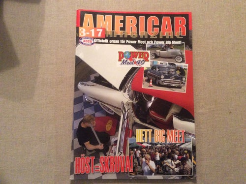 AMERICAR Nr 3/17 Big meet i Lidköping,Chrysler 59 Älvdalen,Kramfors cruisers