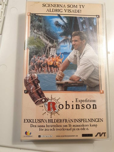 SVT Robinson - exklusiva bilder från tv-inspelningen   - VHS