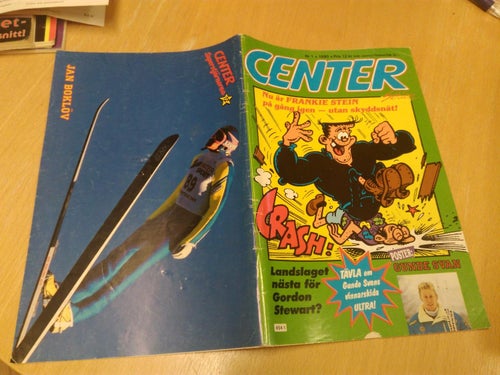 Center 1990 nr 1. poster Gunde Svan. Very Good plus