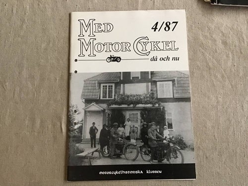 MCHK NR 4 1987 MOTOCROSS,ARIEL,SOK RACER,VÄSTSURA TT,KANALRALLYT,