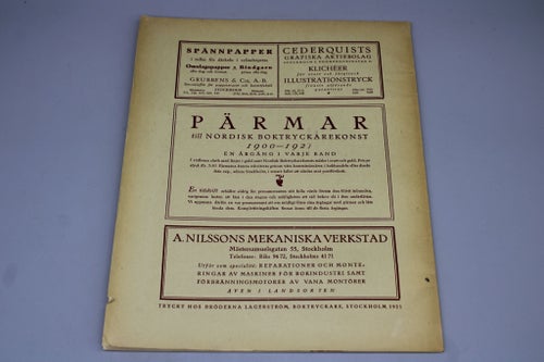 Nordisk Boktryckarekonst : Häftet 12 December 1921