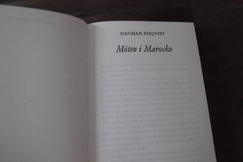 Möten i Marocko författare Dagmar Edqvist