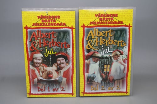 Albert & Herbets jul del 1 & 2 - VHS