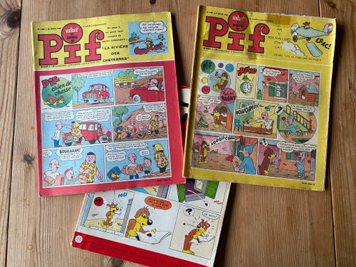 Pif Le Journal de Vaillant, 1968, 1970