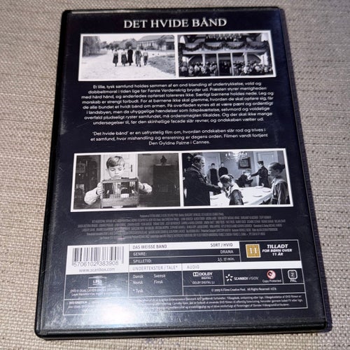 Det vita bandet DVD Dansk utgåva