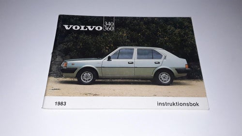 Instruktionsbok Volvo 340 360 1983