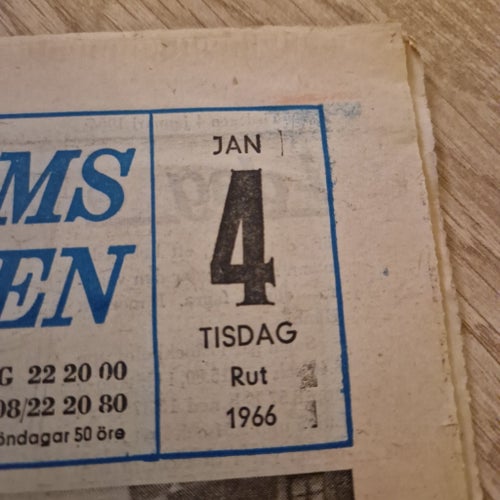 Stockholms-Tidningen från 4 januari 1966