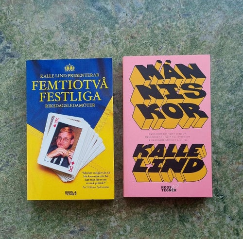 Femtiotvå festliga riksdagsledamöter samt Människor av Kalle Lind (Bokpaket)
